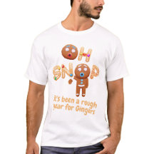 Oh Snap Funny Pepparkaksgubbe jul t-shirt