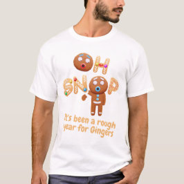 Oh Snap Funny Pepparkaksgubbe jul t-shirt