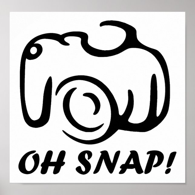 Oh Snap Funny Poster (Framsidan)