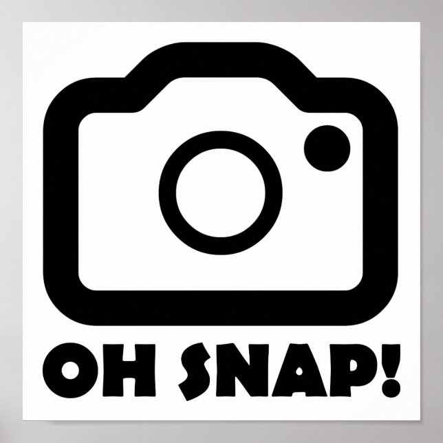 Oh Snap Funny Poster (Framsidan)