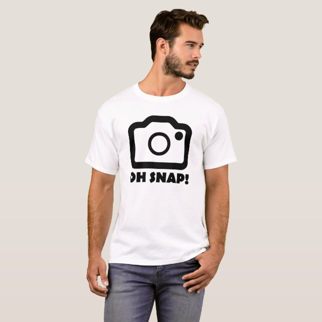Oh Snap Funny Tshirt T Shirt (Hel framsida)