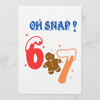 Oh Snap Gingerbread 67 Inbjudningar