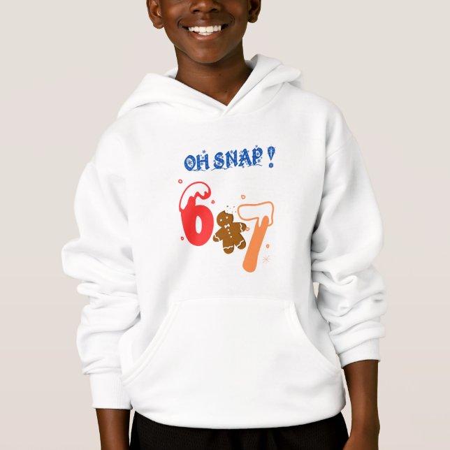 Oh Snap Gingerbread 67 T Shirt (Framsida)