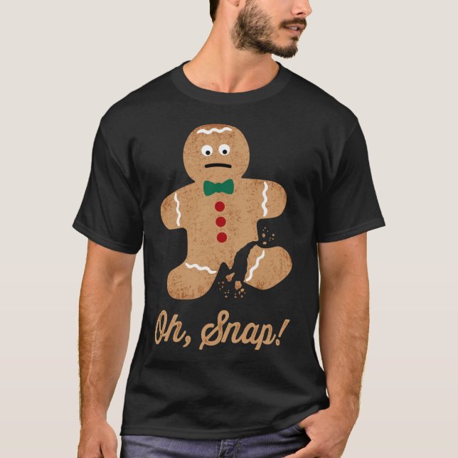 Oh, Snap! Gingerbread Man  Essential T-Shirt (Framsida)
