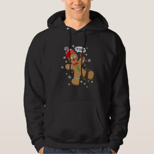 Oh Snap Gingerbröd Cookie Man Costume Baking Team Hoodie