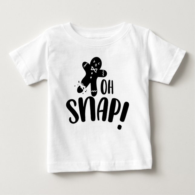 Oh Snap Gingerbröd Cookie T Shirt (Framsida)
