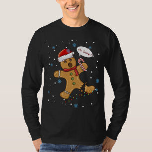 Oh Snap Gingertea jul Cookies Baking Crew T Shirt