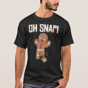 Oh Snap Pepparkaksgubbe Broken Leg Pepparkaksgubbe T Shirt