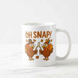 Oh, Snap! Thanksgiving Turkeys Kaffemugg