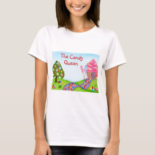 Oh sött godisland och muffins t shirt
