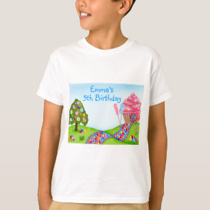 Oh sött godisland och muffins t-shirt