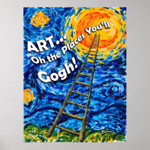 Oh ställen ska du Gogh! Poster
