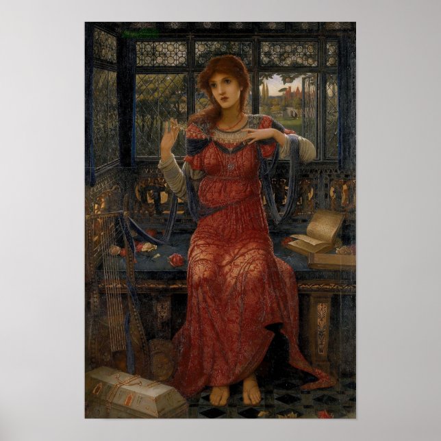 Oh Svala, Svala av John Melhuish Strudwick Poster (Framsidan)