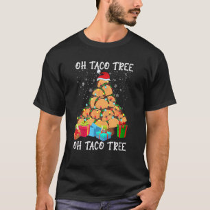 Oh Taco Träd Mexican Food Taco Älskare jul Xma T Shirt