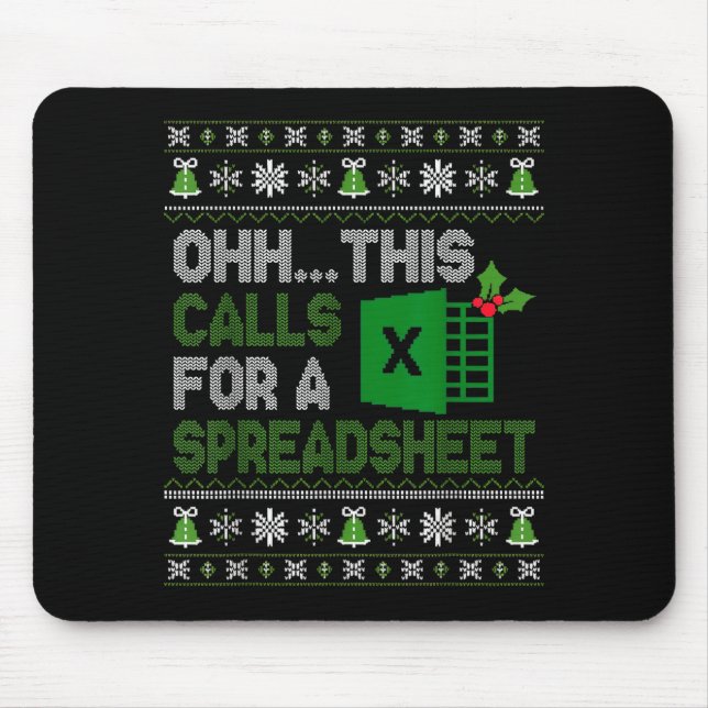 Oh This Calls For A Spreadsheet Christmas Excel  Musmatta (Framsidan)