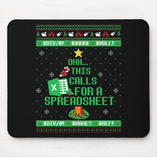 Oh This Calls For A Spreadsheet Christmas Excel Ug Musmatta (Framsidan)