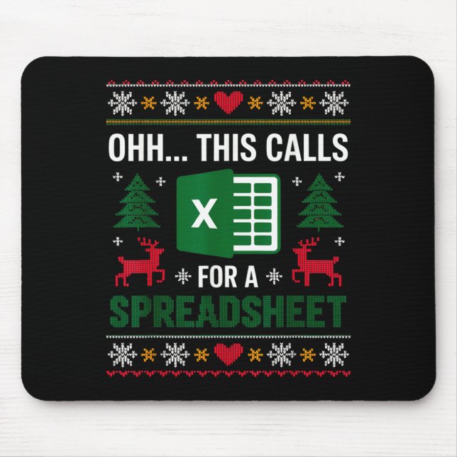 Oh This Calls For A Spreadsheet Christmas  Musmatta (Framsidan)