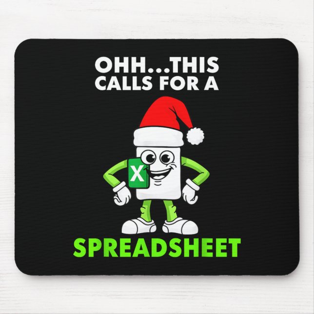 Oh This Calls For A Spreadsheet Excel Christmas Co Musmatta (Framsidan)