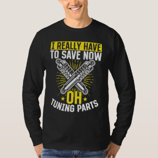 Oh Tuning Parts Mechanic Classic Car Screwdriver H T Shirt