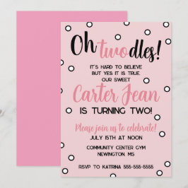 Oh Twodles Second Birthday Rosa Party