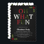 OH VAD ROLIGT Typografi & Julgranar| Party Inbjudningar<br><div class="desc">Skapa ditt eget "OH VAD ROLIGT Typografi & Julgranar"| Party" Inbjudningar av Yule4Yall.</div>
