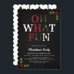 OH VAD ROLIGT Typografi & Julgranar| Party Inbjudningar<br><div class="desc">Skapa ditt eget "OH VAD ROLIGT Typografi & Julgranar"| Party" Inbjudningar av Yule4Yall.</div>