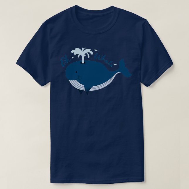 Oh Whale 26 3 T Shirt (Design framsida)