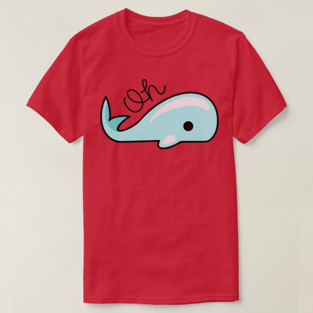 Oh Whale 29 T Shirt (Design framsida)