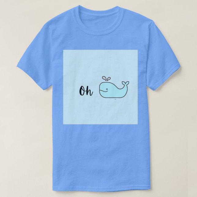 Oh Whale 35 T Shirt (Design framsida)