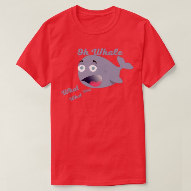 Oh Whale 50 T Shirt (Design framsida)