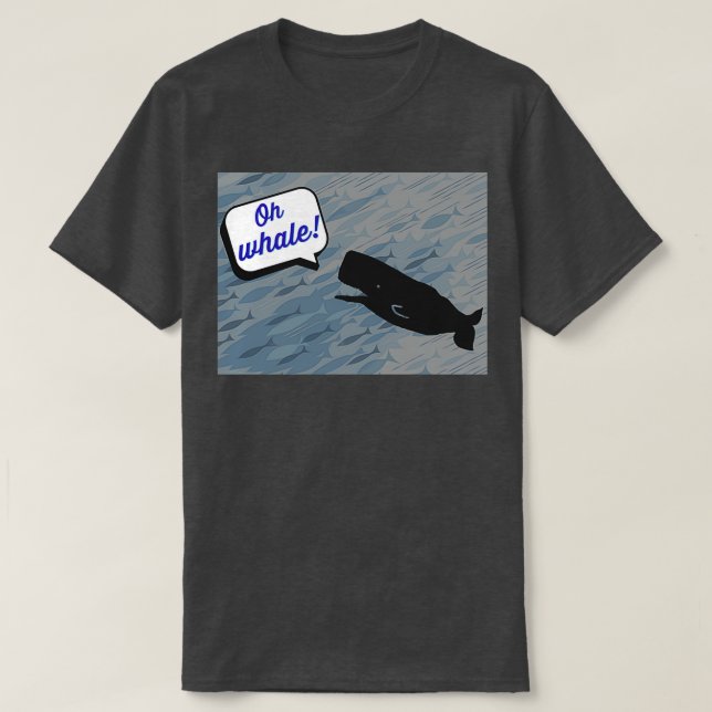 Oh Whale 61 1 T Shirt (Design framsida)