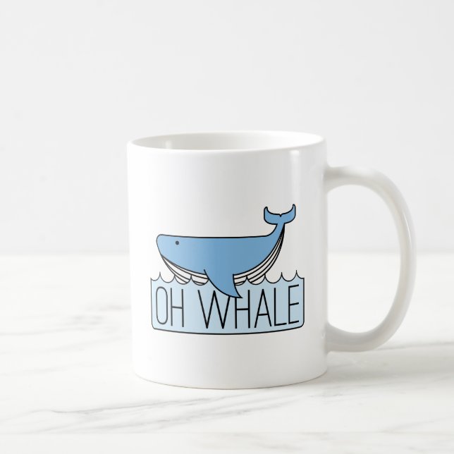 Oh Whale Kaffemugg (Höger)