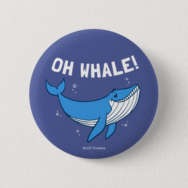 Oh Whale Knapp (Framsida)