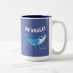 Oh Whale Två-Tonad Mugg