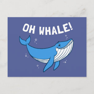Oh Whale Vykort