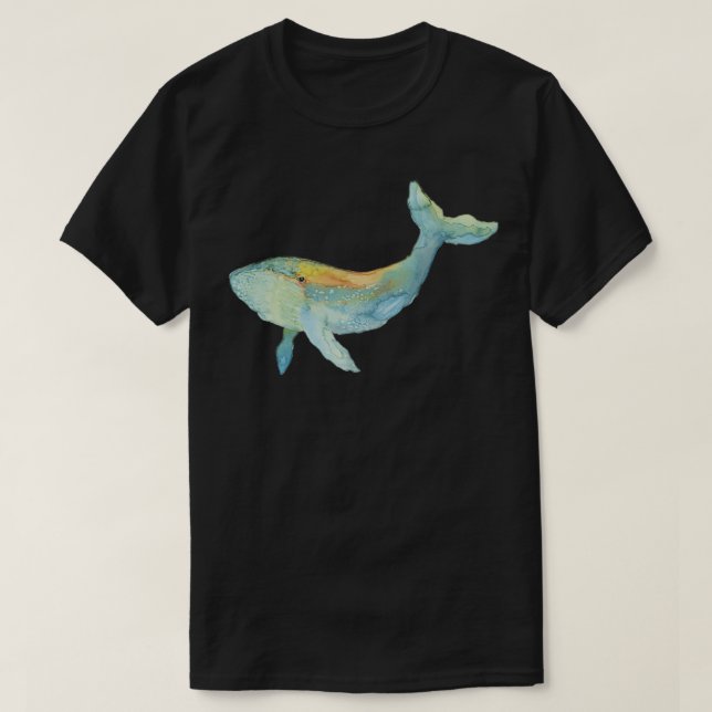 Oh what a whale t shirt (Design framsida)