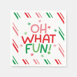 Oh What Fun Christmas Paper Napkin Pappersservett