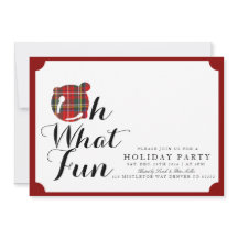 Oh What Fun | Julfest Inbjudan