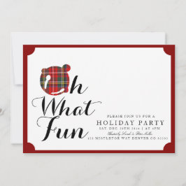 Oh What Fun | Julfest Inbjudan