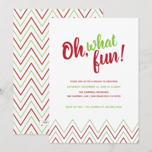Oh, What Fun Julfest Inbjudan