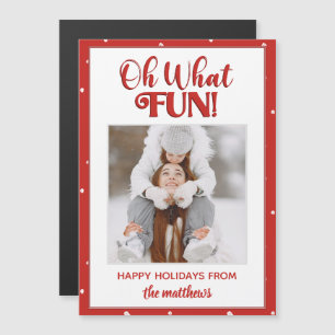 Oh What Roligt Cute Script Photo Julcard