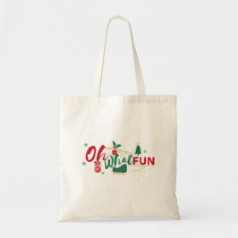 Oh What Roligt - Festive Helgdag Tote Bag Tygkasse