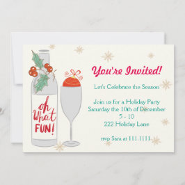 Oh What Roligt Helgdag Inbjudan