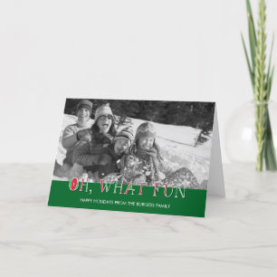 Oh What Roligt Helgdag Photo Card Helgkort