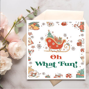 Oh What Roligt Julens Födelsedagsfest Napkins Pappersservett