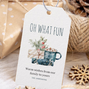 Oh What Roligt   JULETIKETTER Presentetikett