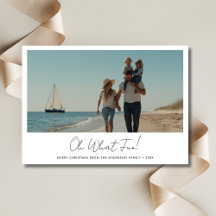 Oh What Roligt julfamiljens Nautical Beach Photo
