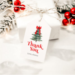 Oh What Roligt Julgran 1st Birthday Presentetikett