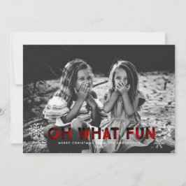 Oh What Roligt Red Buffalo Play-julkort Julkort