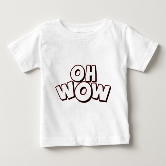Oh wow tee shirt (Framsida)